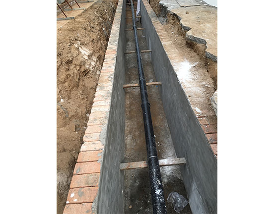 AGR給水管道現場安裝現場