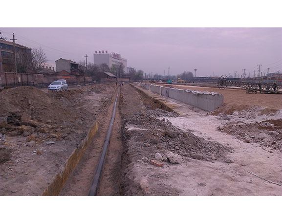 黃陵鐵路貨場​AGR給水管道安裝